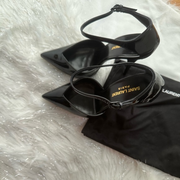 Saint Laurent Women's Black Stiletto Heels - Picture 6 of 13